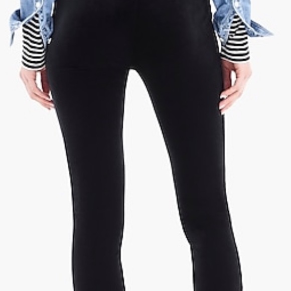 NWT J. Crew leggings black velvet 3X PLUS SIZE … - Picture 4 of 4